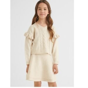 Conjunto falda de tricot chica ECOFRIENDS 10-14A
